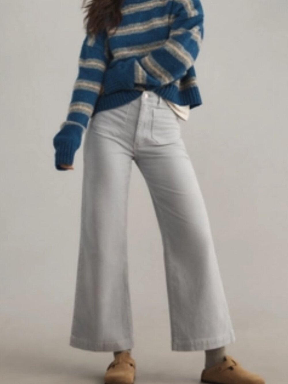 Anthropologie Rolla's Sailor Cord Jeans Hyacinth Size 32